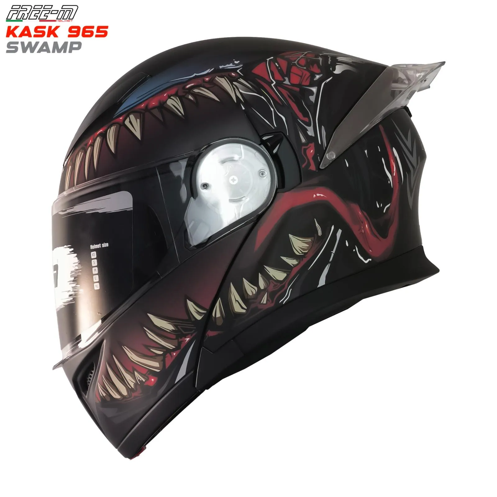 FREE-M 965 SWAMP MAT ÇENE AÇILIR KASK